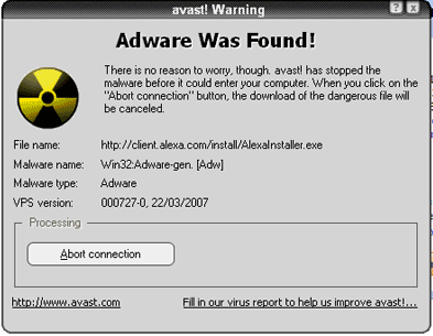 Adware Found